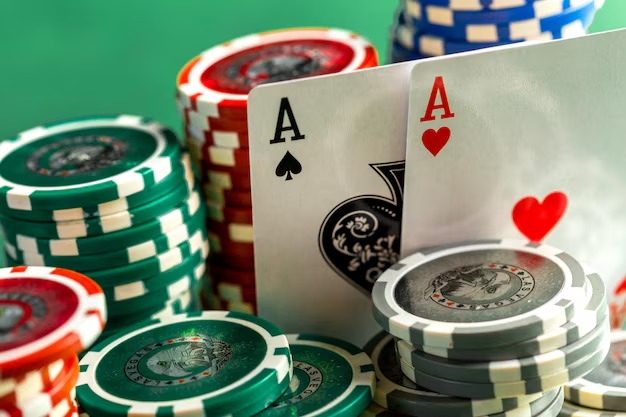 Live casino table with multiple game options